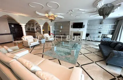 (بنتهاوس  (روف - 7 غرف نوم - 8 حمامات للايجار في فيفا غرب - فيفا بحرية - جزيرة اللؤلؤة - الدوحة