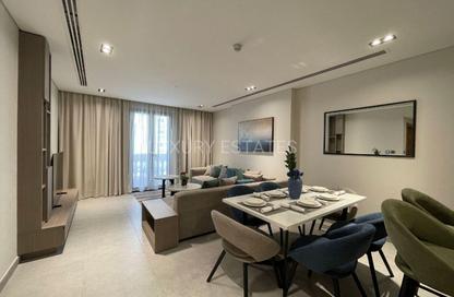 Apartment - 1 - 2 for rent in Lusail Marina Heights - Marina District - Lusail