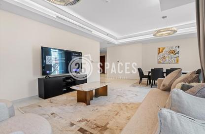 Apartment - 2 Bedrooms - 4 Bathrooms for rent in Crystal Residence - Gewan Island - The Pearl Island - Doha