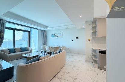 Apartment - 1 Bedroom - 2 Bathrooms for rent in Lusail Marina Heights - Marina District - Lusail