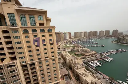 شقة - غرفة نوم - 2 حمامات للبيع في طريق بورتو الغربي - بورتو أرابيا - جزيرة اللؤلؤة - الدوحة