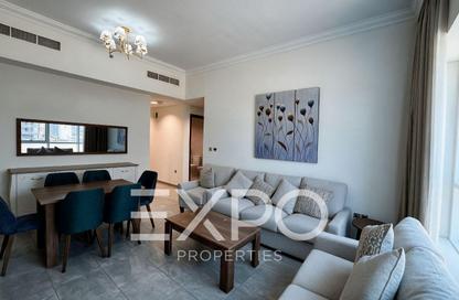 Apartment - 2 Bedrooms - 2 Bathrooms for rent in Lusail Marina Heights - Marina District - Lusail