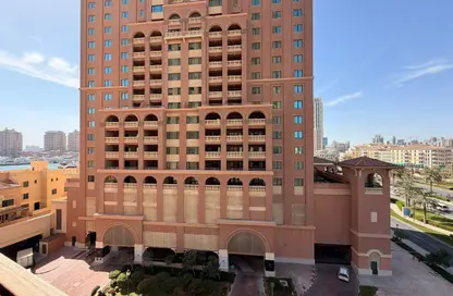 Apartment - 1 Bedroom - 2 Bathrooms for rent in East Porto Drive - Porto Arabia - The Pearl Island - Doha