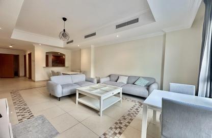 Apartment - 1 Bedroom - 2 Bathrooms for rent in East Porto Drive - Porto Arabia - The Pearl Island - Doha