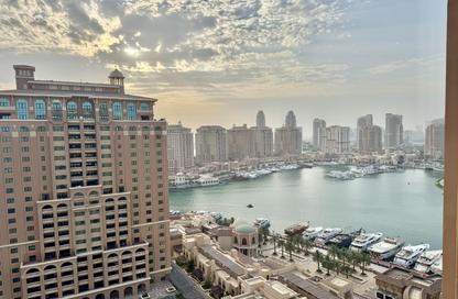 Apartment - 1 Bedroom - 2 Bathrooms for rent in East Porto Drive - Porto Arabia - The Pearl Island - Doha