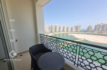 Apartment - 1 Bedroom - 2 Bathrooms for rent in Viva West - Viva Bahriyah - The Pearl Island - Doha