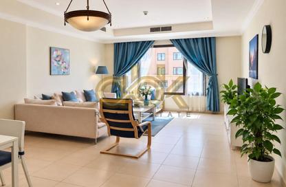 Apartment - 1 - 2 for rent in East Porto Drive - Porto Arabia - The Pearl Island - Doha
