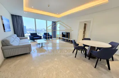 Apartment - 2 Bedrooms - 3 Bathrooms for rent in Lusail Marina Heights - Marina District - Lusail