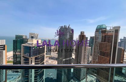 Apartment - 3 Bedrooms - 4 Bathrooms for rent in West Bay Tower - West Bay - West Bay - Doha