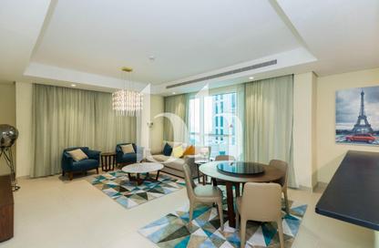 Apartment - 1 Bedroom - 2 Bathrooms for rent in Lusail Residence - Marina District - Lusail Apartment - 1 Bedroom - 2 Bathrooms for rent in Lusail Residence - Marina District - Lusail