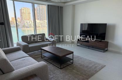 Apartment - 1 Bedroom - 2 Bathrooms for rent in Crystal Residence - Gewan Island - The Pearl Island - Doha