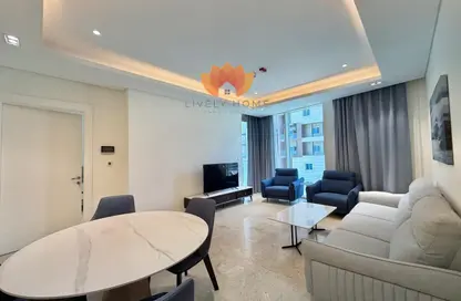 Apartment - 2 Bedrooms - 3 Bathrooms for rent in Lusail Marina Heights - Marina District - Lusail
