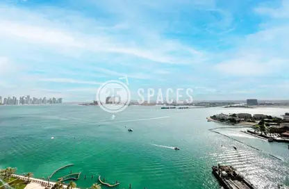 Apartment - 2 Bedrooms - 3 Bathrooms for rent in Tower 31 - Porto Arabia - The Pearl Island - Doha