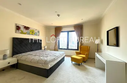 Apartment - 1 Bedroom - 2 Bathrooms for rent in East Porto Drive - Porto Arabia - The Pearl Island - Doha