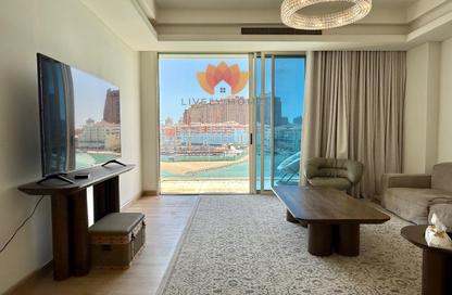 Apartment - 1 Bedroom - 2 Bathrooms for rent in Crystal Residence - Gewan Island - The Pearl Island - Doha
