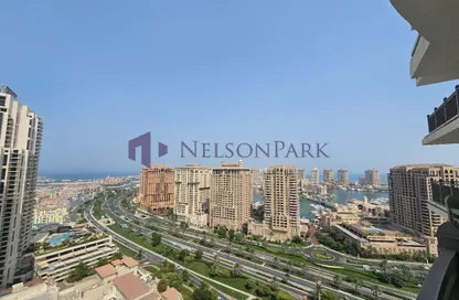 شقة - غرفة نوم - 1 حمام للايجار في ابراج باي - منطقة الأبراج - جزيرة اللؤلؤة - الدوحة