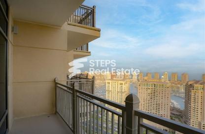 Apartment - 2 Bedrooms - 3 Bathrooms for rent in Abraj Bay - Abraj Quartiers - The Pearl Island - Doha