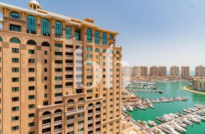 Apartment - 1 Bedroom - 2 Bathrooms for rent in East Porto Drive - Porto Arabia - The Pearl Island - Doha