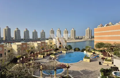 Apartment - 1 Bedroom - 2 Bathrooms for rent in East Porto Drive - Porto Arabia - The Pearl Island - Doha