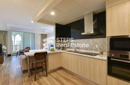 Apartment - Studio - 1 for rent in Viva East - Viva Bahriyah - The Pearl Island - Doha