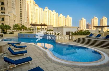 Apartment - Studio - 1 for rent in Viva East - Viva Bahriyah - The Pearl Island - Doha
