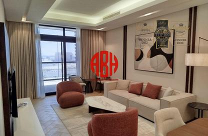 Apartment - 1 - 2 for rent in Lusail Marina Heights - Marina District - Lusail