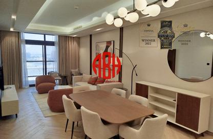 Apartment - 1 - 2 for rent in Lusail Marina Heights - Marina District - Lusail
