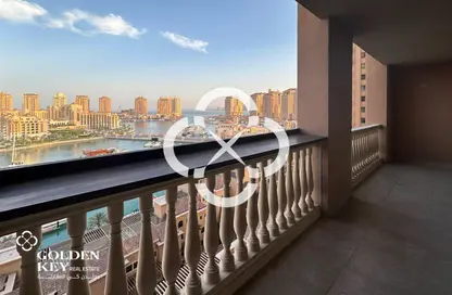 Apartment - 2 Bedrooms - 3 Bathrooms for rent in East Porto Drive - Porto Arabia - The Pearl Island - Doha
