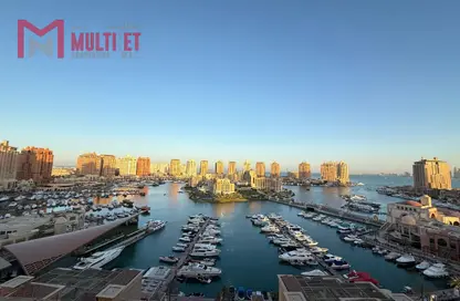 Apartment - 2 Bedrooms - 3 Bathrooms for rent in East Porto Drive - Porto Arabia - The Pearl Island - Doha