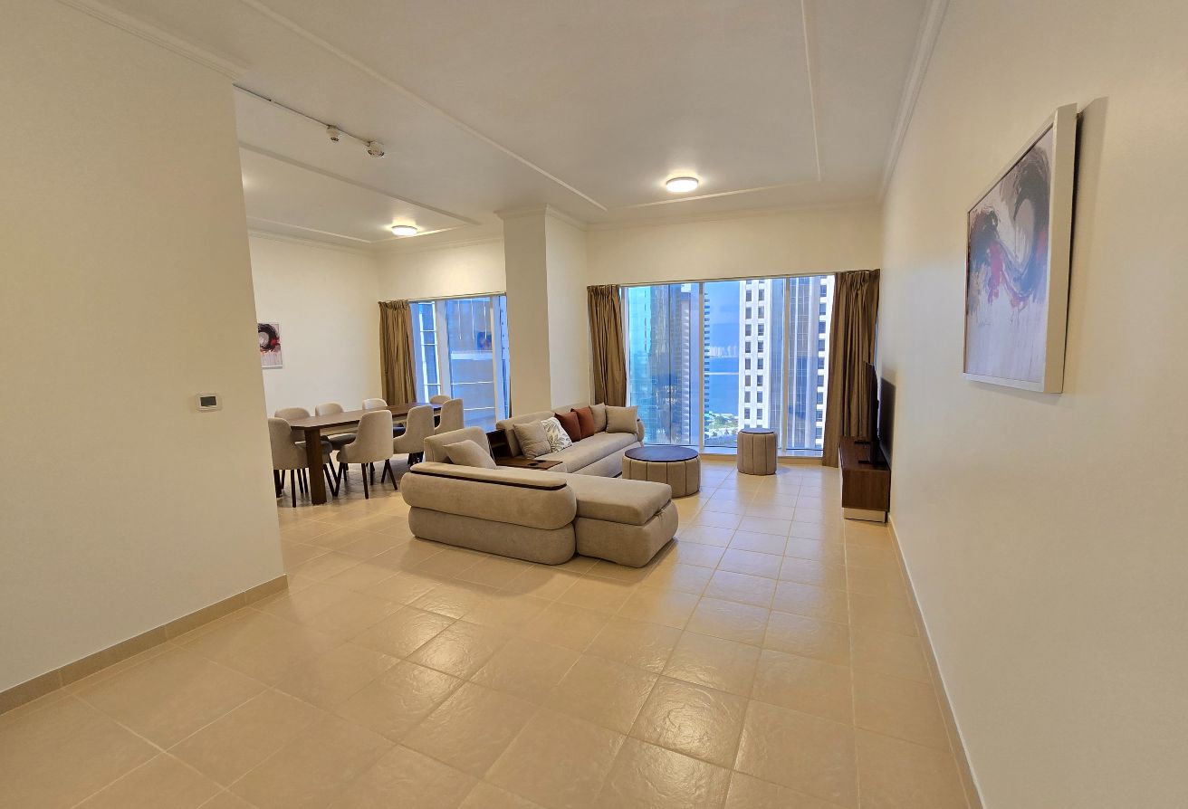 Furnished 2BHK | 130 SQM | Maid's Room | West Bay