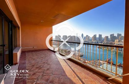 Apartment - 2 Bedrooms - 3 Bathrooms for rent in East Porto Drive - Porto Arabia - The Pearl Island - Doha