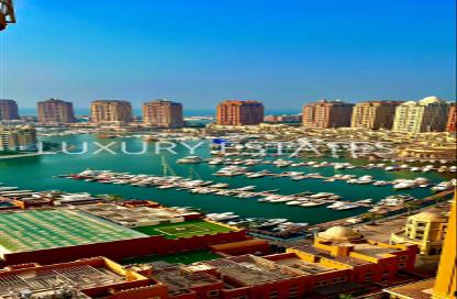 Apartment - 1 Bedroom - 2 Bathrooms for rent in West Porto Drive - Porto Arabia - The Pearl Island - Doha Apartment - 1 Bedroom - 2 Bathrooms for rent in West Porto Drive - Porto Arabia - The Pearl Island - Doha