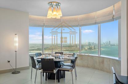 Apartment - 3 Bedrooms - 5 Bathrooms for rent in West Bay Tower - West Bay - West Bay - Doha