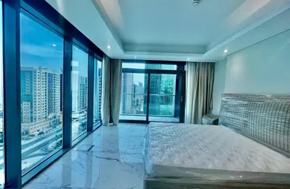 Apartment - 2 Bedrooms - 3 Bathrooms for rent in Lusail Marina Heights - Marina District - Lusail