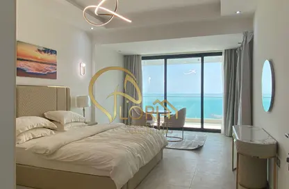 Apartment - 1 Bedroom - 1 Bathroom for rent in Lusail Marina Heights - Marina District - Lusail