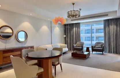 Apartment - 1 Bedroom - 1 Bathroom for rent in Lusail Marina Heights - Marina District - Lusail