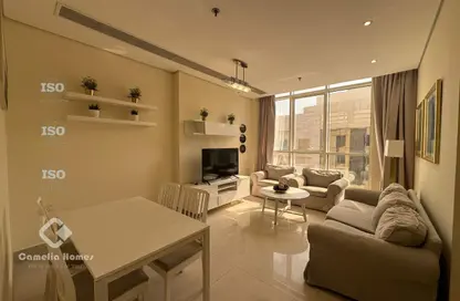 Apartment - 2 Bedrooms - 2 Bathrooms for rent in Lusail Marina Heights - Marina District - Lusail