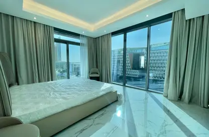 Apartment - 2 Bedrooms - 3 Bathrooms for rent in Lusail Marina Heights - Marina District - Lusail