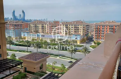 Apartment - 1 Bedroom - 2 Bathrooms for rent in East Porto Drive - Porto Arabia - The Pearl Island - Doha