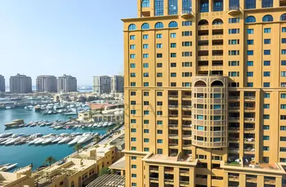 Apartment - 2 Bedrooms - 3 Bathrooms for sale in East Porto Drive - Porto Arabia - The Pearl Island - Doha