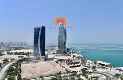 Apartment - 2 Bedrooms - 4 Bathrooms for rent in Lusail Marina Heights - Marina District - Lusail