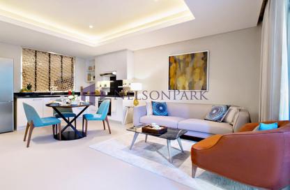 Apartment - 1 - 2 for rent in Abraj Bay - Abraj Quartiers - The Pearl Island - Doha