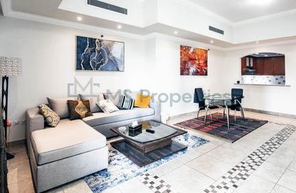 Apartment - 1 Bedroom - 2 Bathrooms for rent in West Porto Drive - Porto Arabia - The Pearl Island - Doha Apartment - 1 Bedroom - 2 Bathrooms for rent in West Porto Drive - Porto Arabia - The Pearl Island - Doha