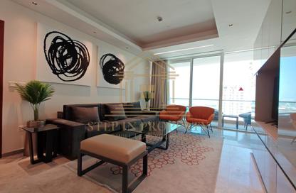Apartment - 1 - 2 for rent in Lusail Marina Heights - Marina District - Lusail