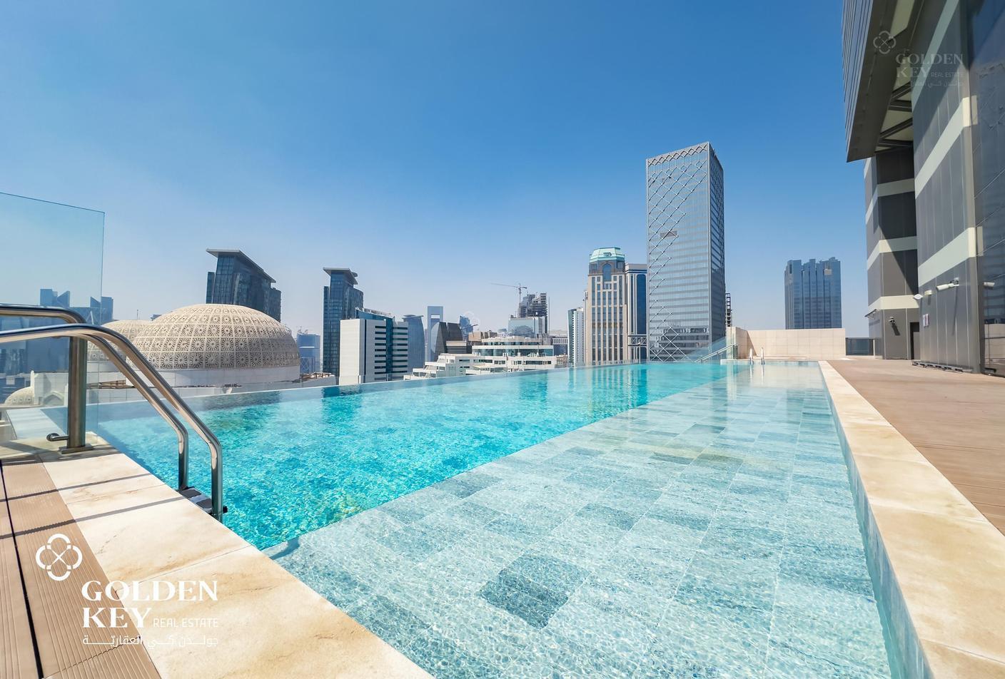 High Floor | Furnished 2BR+Maid in West Bay