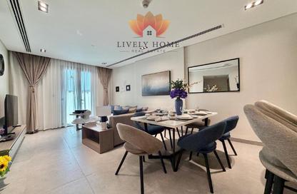Apartment - 1 - 2 for rent in Lusail Marina Heights - Marina District - Lusail