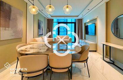 Apartment - 2 Bedrooms - 3 Bathrooms for rent in Lusail Marina Heights - Marina District - Lusail Apartment - 2 Bedrooms - 3 Bathrooms for rent in Lusail Marina Heights - Marina District - Lusail
