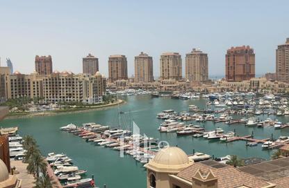 Apartment - 1 Bedroom - 2 Bathrooms for rent in West Porto Drive - Porto Arabia - The Pearl Island - Doha