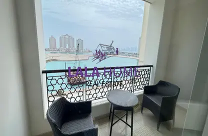 Apartment - 1 Bedroom - 1 Bathroom for rent in Viva Central - Viva Bahriyah - The Pearl Island - Doha