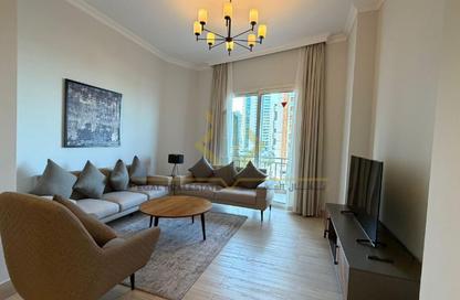 Apartment - 2 Bedrooms - 3 Bathrooms for rent in Lusail Marina Heights - Marina District - Lusail